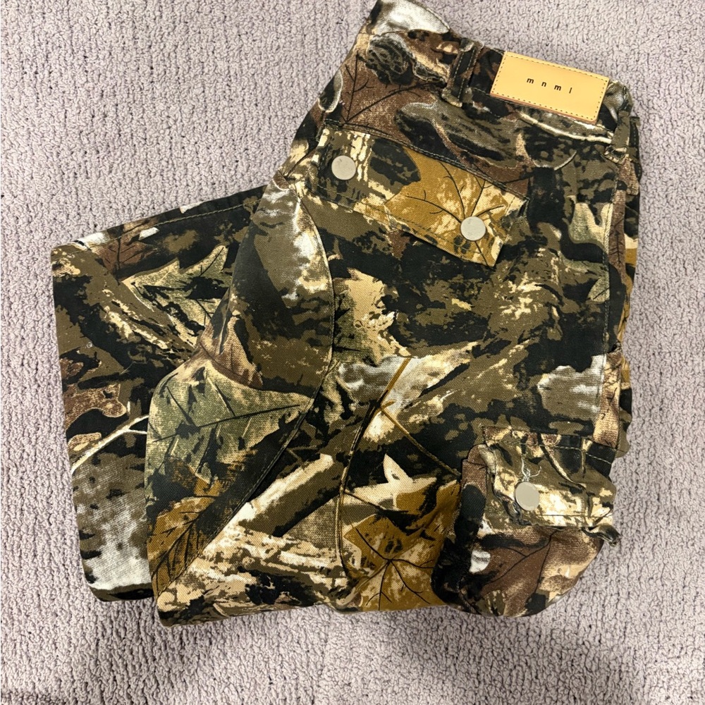 MNML Multicolor Camouflage Cargo Pants - Picture 4 of 5